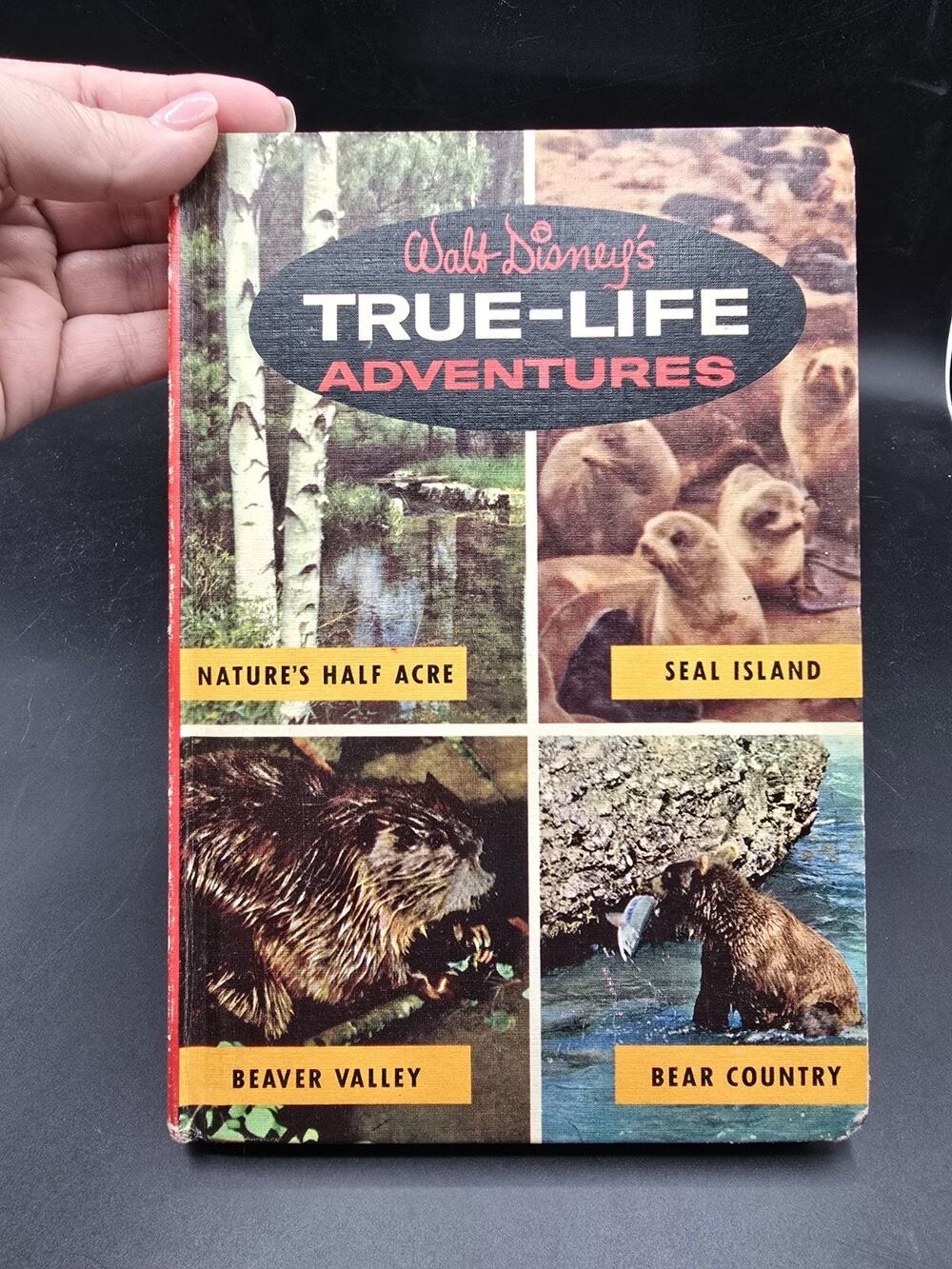 WALT DISNEY'S TRUE- LIFE ADVENTURES- 1959 Weekly Reader Hardcover